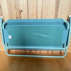 キャプテンスタッグ　鹿ベンチ　アル
ミ背付ベンチの画像