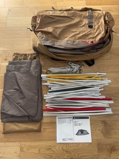 【美品】スノーピーク( peak) テント エントリー2ルーム エルフィールド　マットシートセット