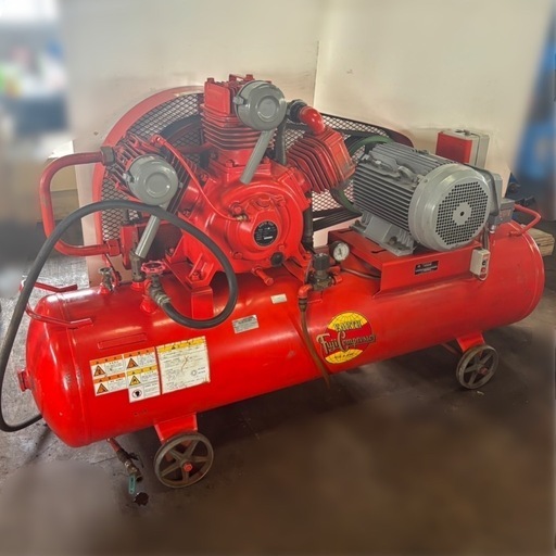 富士コンプレッサー／W-110／1.37Mpa／11KW／空気タンク317L