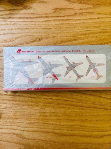 ノースウエストオリエント航空 ミニチュア航空機セット 1/600 希少