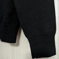 IENA 最安値 美品100%ウールタートルネックセーター　黒の画像