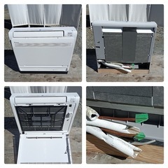 [八3493] 【現状品】ダイキン　2021年製 200V　置型エアコン 冷媒R32　機種名　室内機F50RVV-W 室外機R50RVV 16畳　※ポンプダウン済の画像