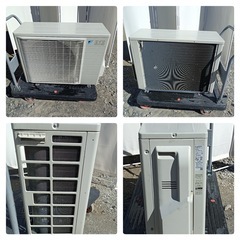 [八3493] 【現状品】ダイキン　2021年製 200V　置型エアコン 冷媒R32　機種名　室内機F50RVV-W 室外機R50RVV 16畳　※ポンプダウン済の画像