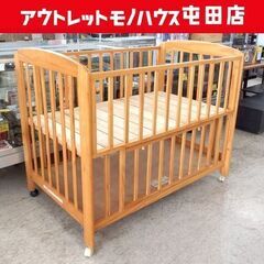 楽天市場】ベビーベッド カトージ ベビーベッド 折りたたみ レギュラーサイズ katoji 木製 床板すのこ キャスター付き 赤ちゃんベッド  折りたたみ ホワイト レギュラー【出産】【出産祝い】【ギフト】【公式】【安心保証付き】 : katoji-online shop楽天市場店