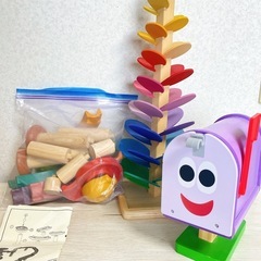カラフル木製おもちゃセット