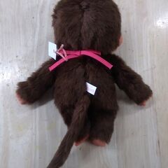 中古 Monchichi モンチッチちゃん ぬいぐるみ 26cmの画像