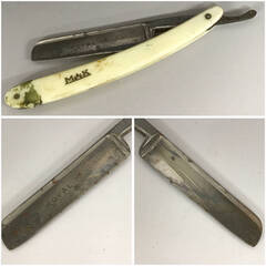 🌏🌏🌏KKF5/94 西洋剃刀 まとめて6点 他 カミソリ 剃刀 レザー 髭剃り シェービング 床屋 理髪 理美容🌏🌏🌏の画像