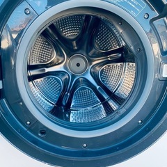 【中古】O▼日立 洗濯機 全自動 2018年 7.0kg 風乾燥 ステンレス槽 ビートウォッシュ ブルー BW-V70C (19265)