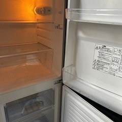 ブラック 2ドア冷蔵庫 NTR-106BK 2021年製の画像