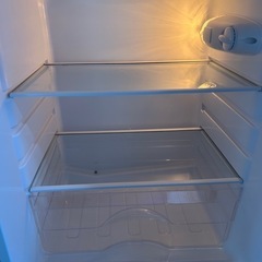 ブラック 2ドア冷蔵庫 NTR-106BK 2021年製の画像