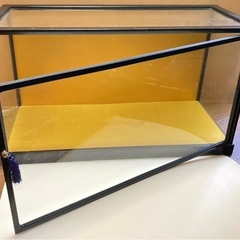 ○販売終了○コレクションケース 人形ケース ガラスケース 中古品 イタミ有 - 棚、シェルフ