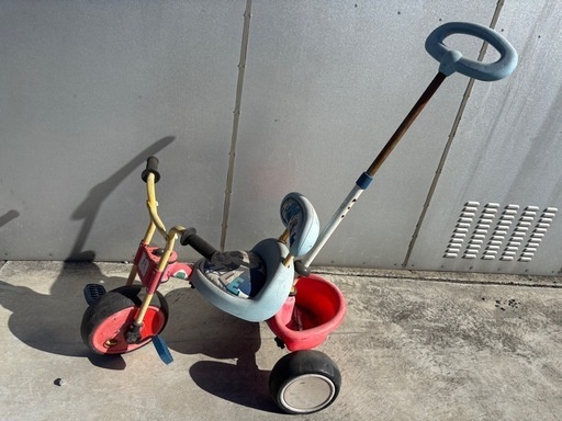 値下げしました ミッキーマウス 三輪車 - メルカリ