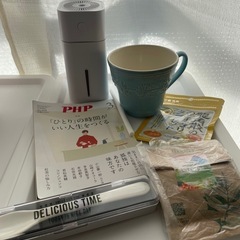【非対面OK】加湿器　本　ウェッジウッドマグカップ　スタバコーヒ...