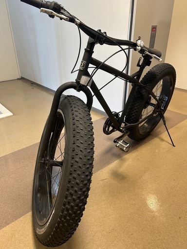ファットバイク 26インチ 6段変速 フロントタイヤ新品MTB ファット