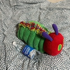 ▼【中古】はらぺこあおむし♡ぬいぐるみブランケットの画像