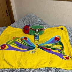 ▼【中古】はらぺこあおむし♡ぬいぐるみブランケットの画像
