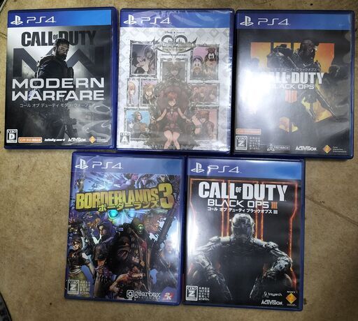 中古品）PS4ゲームソフトコールオブデューティーブラックオプスⅢ・4・モダン・ウォーフェア・ボーダーランズ３・キングダムハーツ (hide)  豊川のテレビゲームの中古あげます・譲ります｜ジモティーで不用品の処分