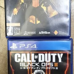 商談中（中古品）PS4ゲームソフト　コールオブデューティーブラックオプスⅢ・4・モダン・ウォーフェア・ボーダーランズ３・キングダムハーツの画像