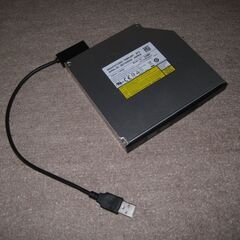 DVDマルチドライブ　ベゼル付き・外付けドライブ用USBコード付...
