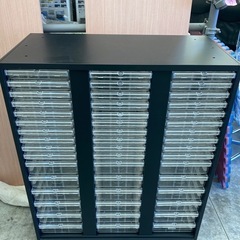 【中古オフィス家具在庫多数】共栄　レターケース 書庫 キャビネット 引き出し　カラーブラック　スチール　オフィス　法人　事務所　検)事務机　オフィスチェア　ロッカー　ミーティングテーブル　応接ソファ　美品多数　格安の画像
