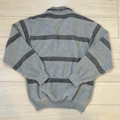 美品★Monte Carlo ストライプニット ポロネックの画像