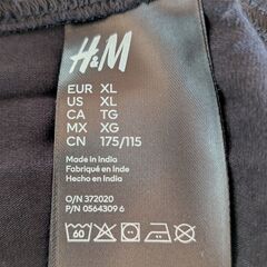 【新品未使用】H&M ボクサーパンツ 黒 XLサイズの画像