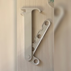 《一旦締め切り》カーテン 部屋干し4連フックの画像