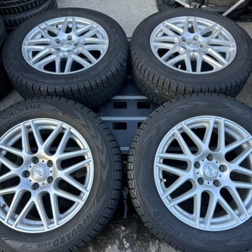 : D.O.S. GaviaLⅡ 17×7J ＋38 5H-114.3 ヨコハマ　アイスガード　G075 225/60R17 99Q 2022年製スタッドレス　アルファード　ヴェルファイア　タイヤ　ホイール