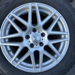 : D.O.S. GaviaLⅡ 17×7J ＋38 5H-114.3 ヨコハマ　アイスガード　G075 225/60R17 99Q 2022年製スタッドレス　アルファード　ヴェルファイア　タイヤ　ホイールの画像