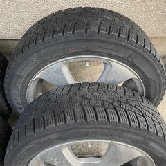 165/55/R14◆スタッドレスタイヤ◆アルミホイールセット◆4本セット◆ダイハツ◆ムーブカスタム◆軽自動車の画像