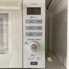 【ツインバード オーブンレンジ】2019年製★6ヶ月保証付き クリーニング済み【管理番号11402】の画像