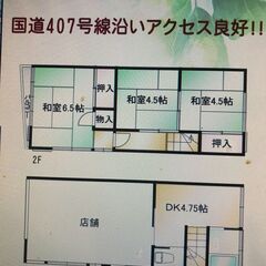 初期費用完全無料、住めて、お店も持てて、月５８０００のみです！ − 埼玉県