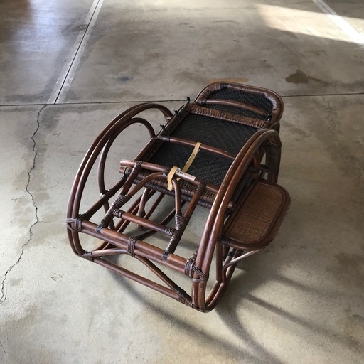 ラタン リクライニングチェア h62616 椅子ラタン/リクライニングチェア  