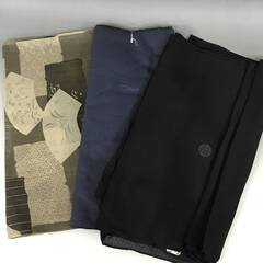🌏🌏🌏KF5/22 中古/新品 反物 24点セット 正絹 綿 いろいろ 和装 小物 和服 着物 帯 未仕立て 反物 端切れ 布 生地 リメイク アンティーク ★■🌏🌏🌏の画像