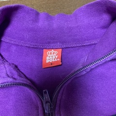 BABYDOLL 大人Sサイズ　ジップトレーナーの画像