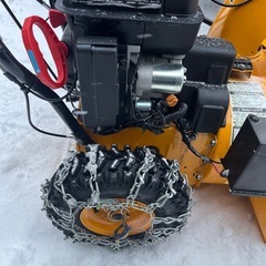 HAIGE 6.5馬力エンジン除雪機 タイヤチェーン付き！HG-K6560Cの画像