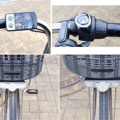 【2/15受渡終了】≪S042ジ≫ Panasonic/パナソニック 電動アシスト自転車 v!v!/ビビ・SX BE-ELSX632T2 26インチ チェスナットブラウン 3段変速 バッテリー他付属の画像