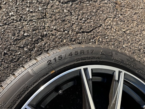 BRZ後期純正ホイール215/45r17 スタッドレス2023製造