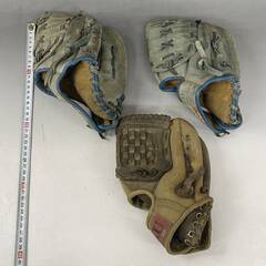 🌏🌏🌏kt6/46　野球グローブ まとめて 8点 S＆U ミスタージャイアンツ FFA USSIE 等 大量 セット 野球用品 スポーツ 現状品■🌏🌏🌏の画像