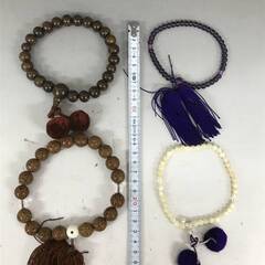 🌏🌏🌏KF5/69　念珠 数珠 まとめて13点 本式念珠 略式念珠 腕輪念珠 珠数 御念珠 ブレスレット ストーン 仏具 法事 葬儀 法要 冠婚葬祭■🌏🌏🌏の画像