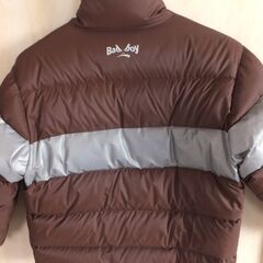 ダウンジャケット　茶色　もこもこ暖かい　Lサイズの画像