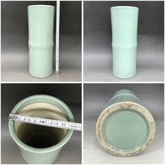 🌏🌏🌏KF5/60　花瓶 まとめて6点 花器 焼き物 在銘 フラワーベース 陶器 陶磁器 華道具 茶道具 花入 花生(秀水/京焼/信楽等)■ 🌏🌏🌏の画像