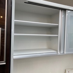 Amazon｜白井産業(Shirai) カウンターワゴン 食器棚 レンジ台 同シリーズで組み合わせ自由自在  一人暮らしの部屋や狭いスペースにぴったりサイズ ホワイト 白木目 ベーシックデザイン 幅63.1×奥行35.6×高さ80cm FUL-8065SLWH｜ 食器棚 オンライン通販