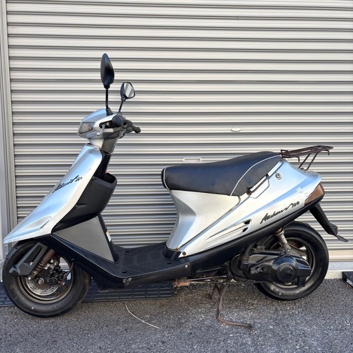 3154.ハイパワー前期型　アドレスv100 バッテリー、シート、ミラー新品　千葉県柏市　即日配送、自走引き取りも可能