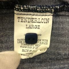 【A464】ジャケット TENDERLOIN DENIM HB MOCK NECK SHT  サイズLの画像