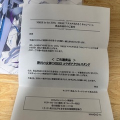 NIKKE zone アクリルスタンド　の画像
