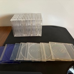 CDケース　26枚 透明2面　19枚　未使用 薄め　7枚　少し使用感有り の画像