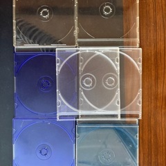 CDケース　26枚 透明2面　19枚　未使用 薄め　7枚　少し使用感有り の画像