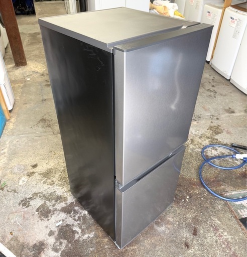 札幌市内配送可 【6ヵ月保証付き】 美品 23年製 AQUA アクア 135L 2ドア冷蔵庫 AQR-14N(S) 右開き