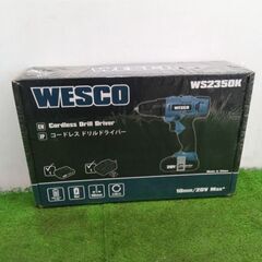 WESCO WS2350 コードレスドリルドライバー【野田愛宕店】【店頭取引限定】【未使用】管理番号：ITRDDFJZWBTAの画像